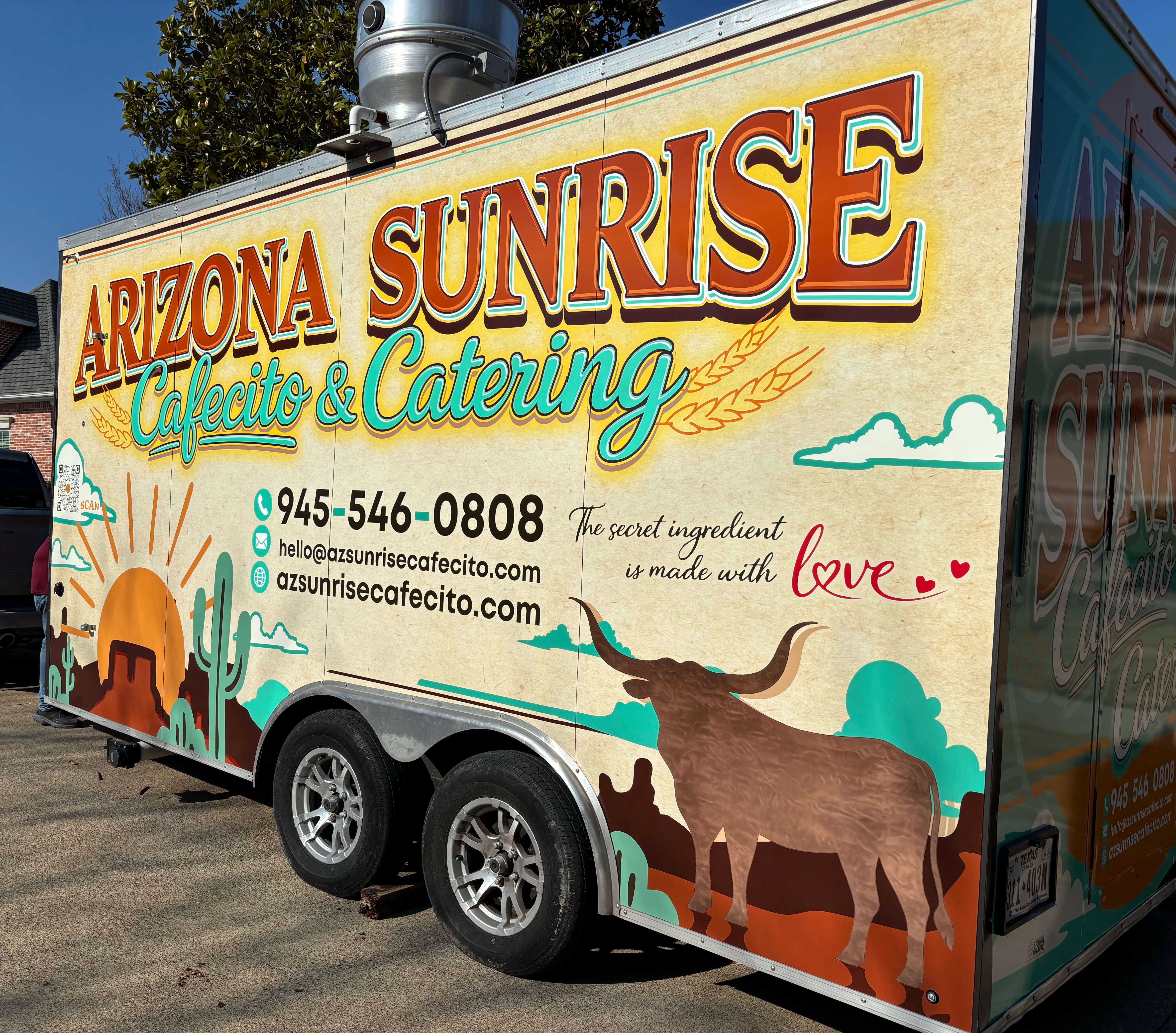 Arizona Sunrise Cafecito & Catering trailer